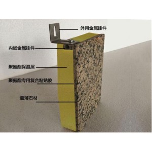 超薄石材饰面保温复合板