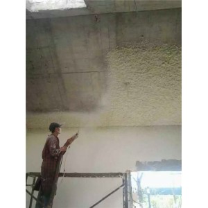 无机纤维喷涂棉施工