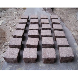 工程案例-自然边小方块石材供应