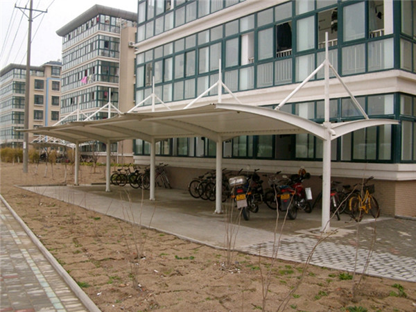 膜结构自行车棚