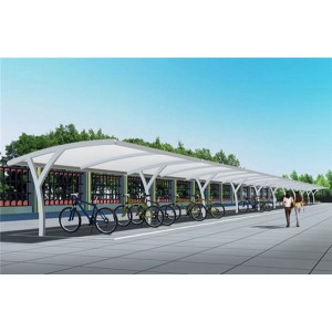 膜结构自行车棚