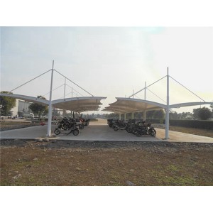 膜结构自行车棚