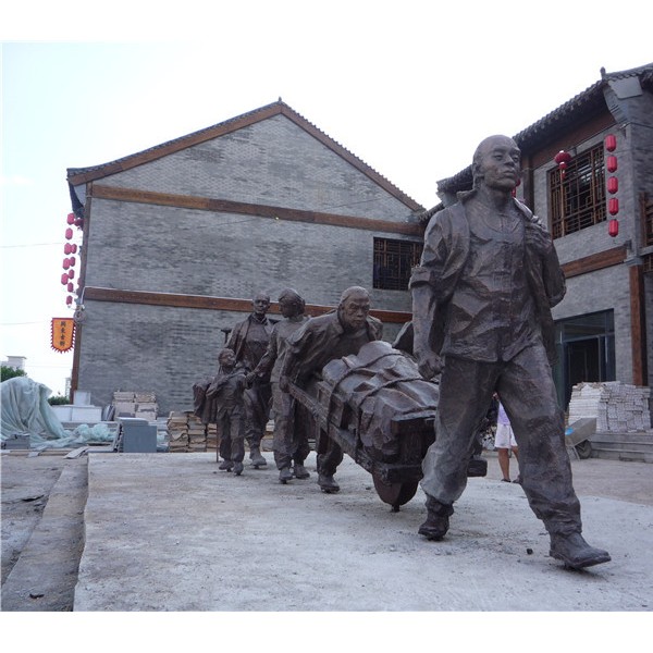 大庆某旅游区锻铜雕塑高2.2m