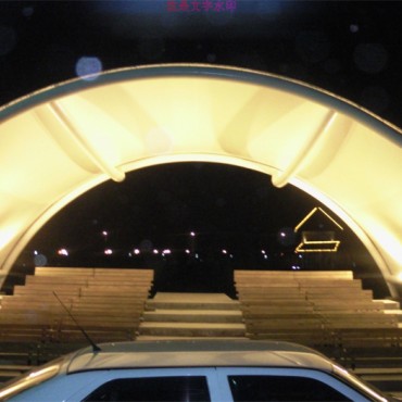 国大御温泉膜结构景观灯