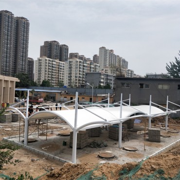 西柏坡膜结构充电桩