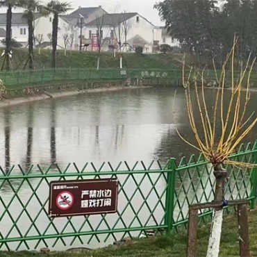 护河仿竹护栏